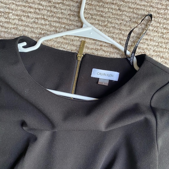 Calvin Klein Peplum Dress - Picture 3 of 4